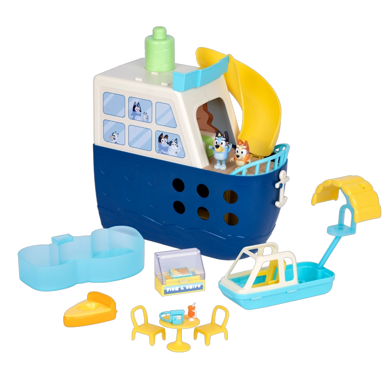 SET DE JUEGO BARCO CRUCERO CON ACCESORIOS Y FIGURAS BLUEY - 5
