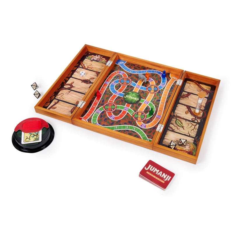 JUEGO DE MESA JUMANJI EDICION CLASICA CAJA DE MADERA - 4