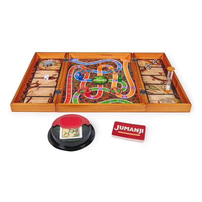 JUEGO DE MESA JUMANJI EDICION CLASICA CAJA DE MADERA - 5