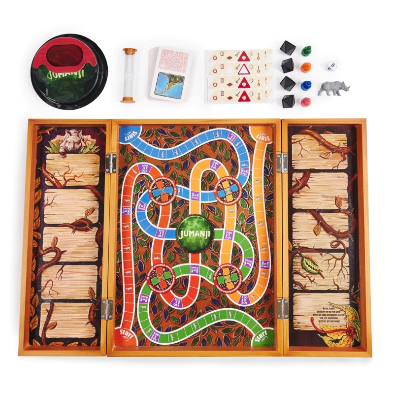 JUEGO DE MESA JUMANJI EDICION CLASICA CAJA DE MADERA - 7