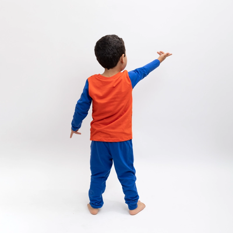 PIJAMA DISFRAZ NIÑO SPIDERMAN TRAJE TORSO AZUL MARVEL - 2