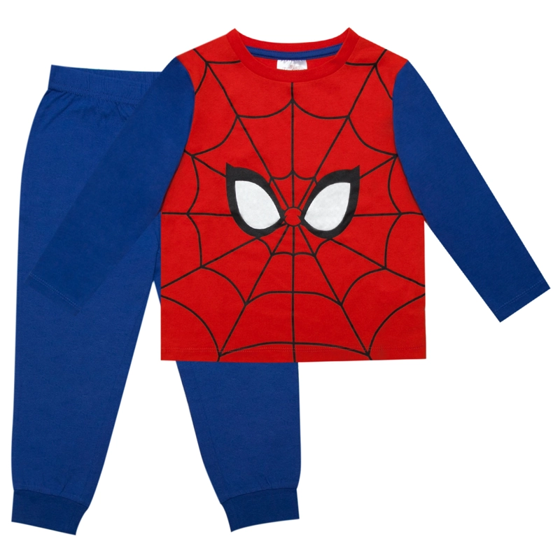 PIJAMA DISFRAZ NIÑO SPIDERMAN TRAJE TORSO AZUL MARVEL - 3