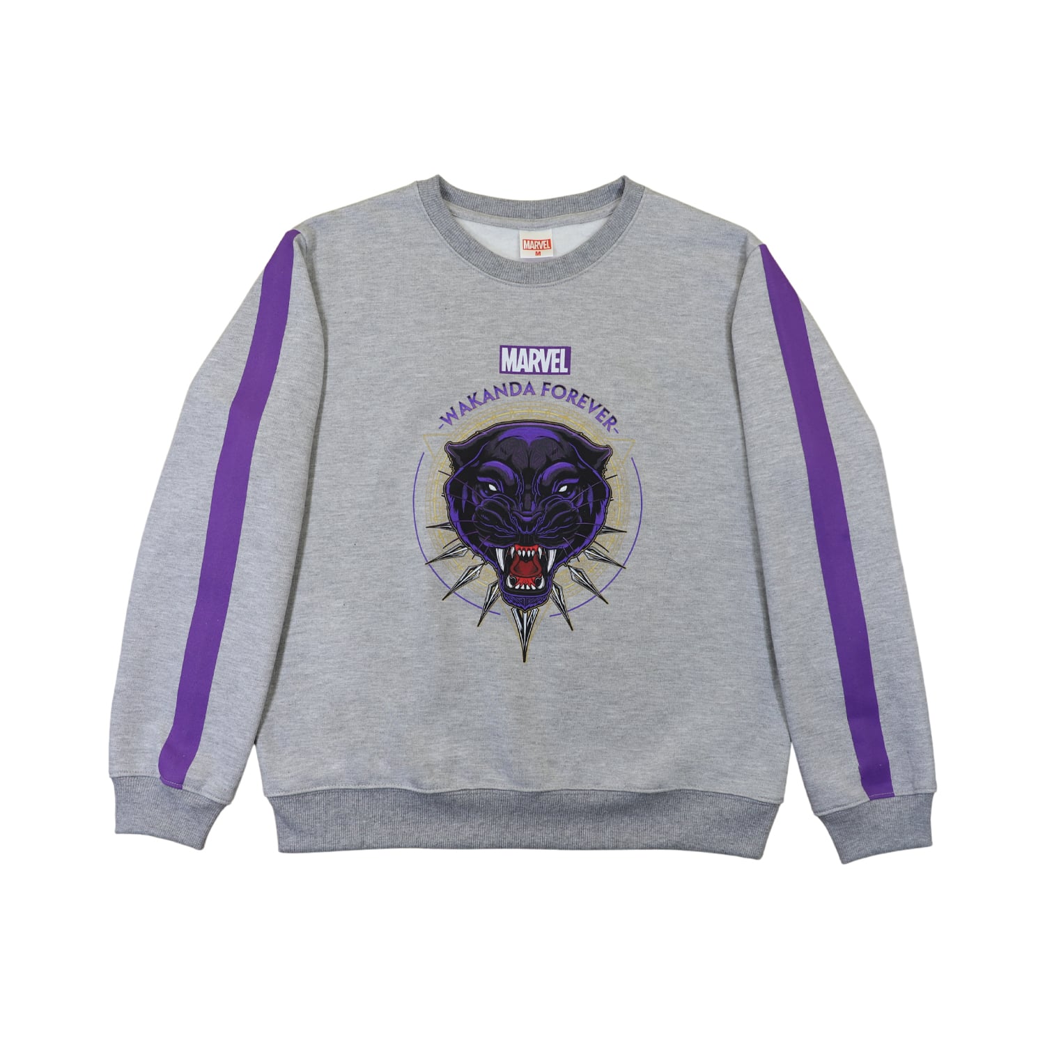 POLERON MUJER BLACK PANTHER WAKANDA GRIS MARVEL - 1