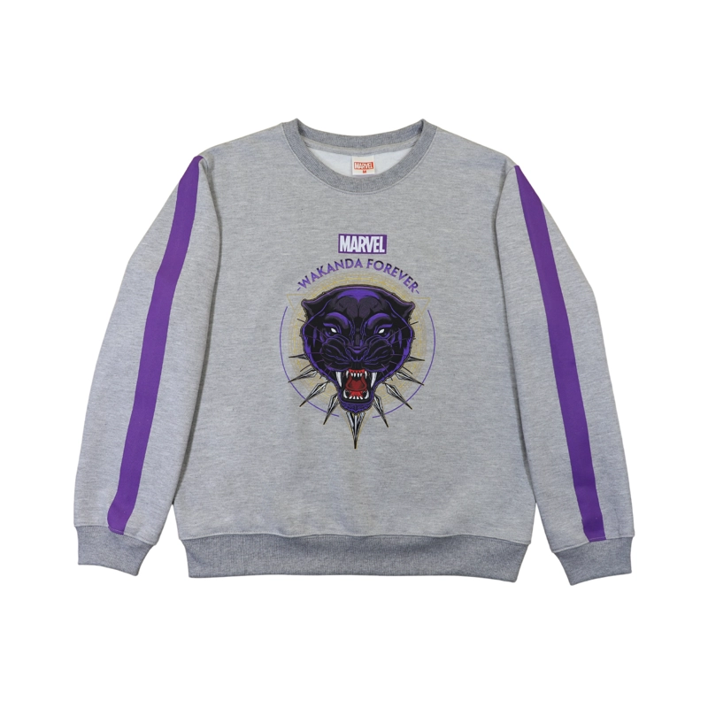 POLERON MUJER BLACK PANTHER WAKANDA GRIS MARVEL - 1