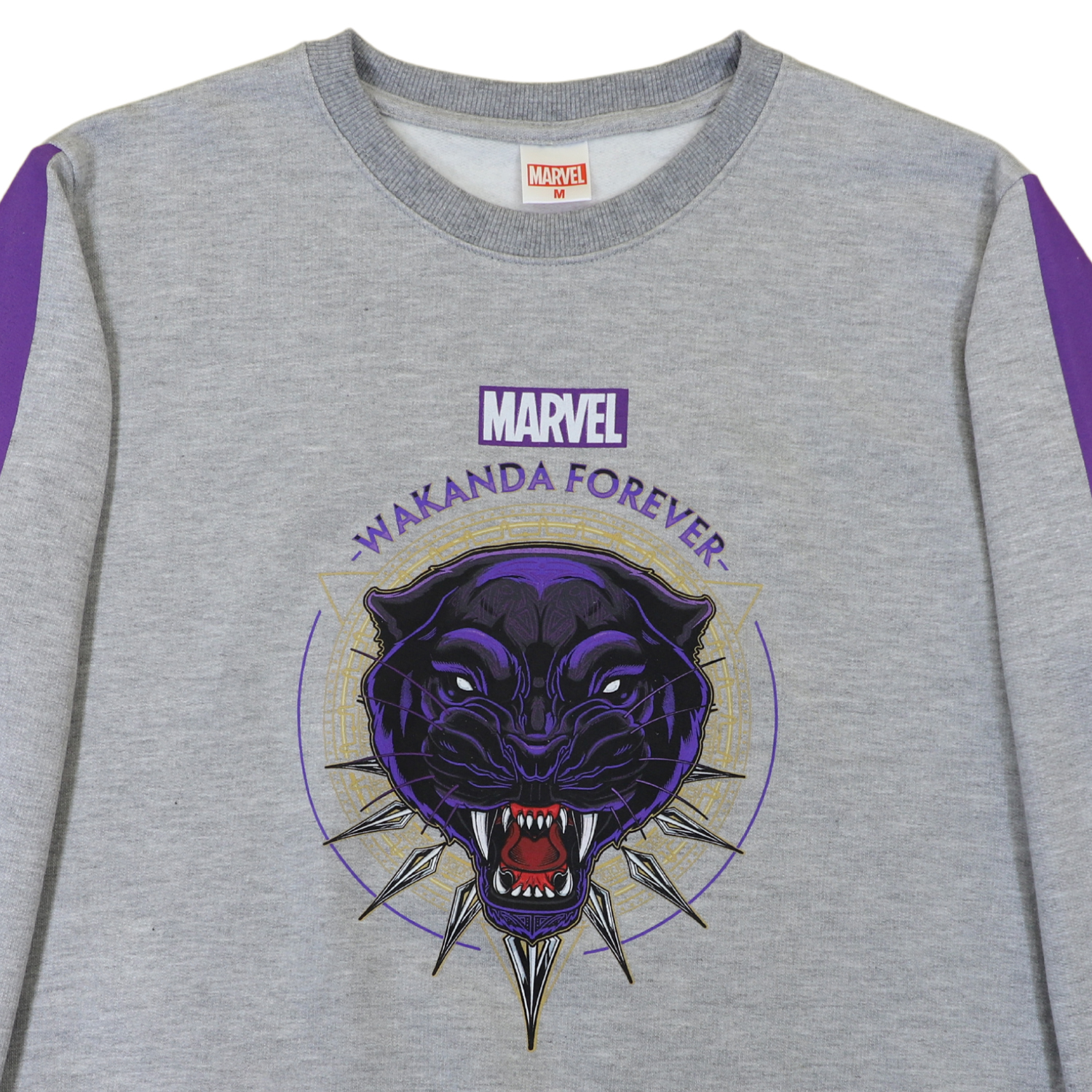 POLERON MUJER BLACK PANTHER WAKANDA GRIS MARVEL - 3