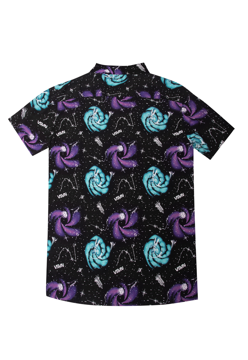 GUAYABERA HOMBRE GALAXIA NEGRO NASA - 2