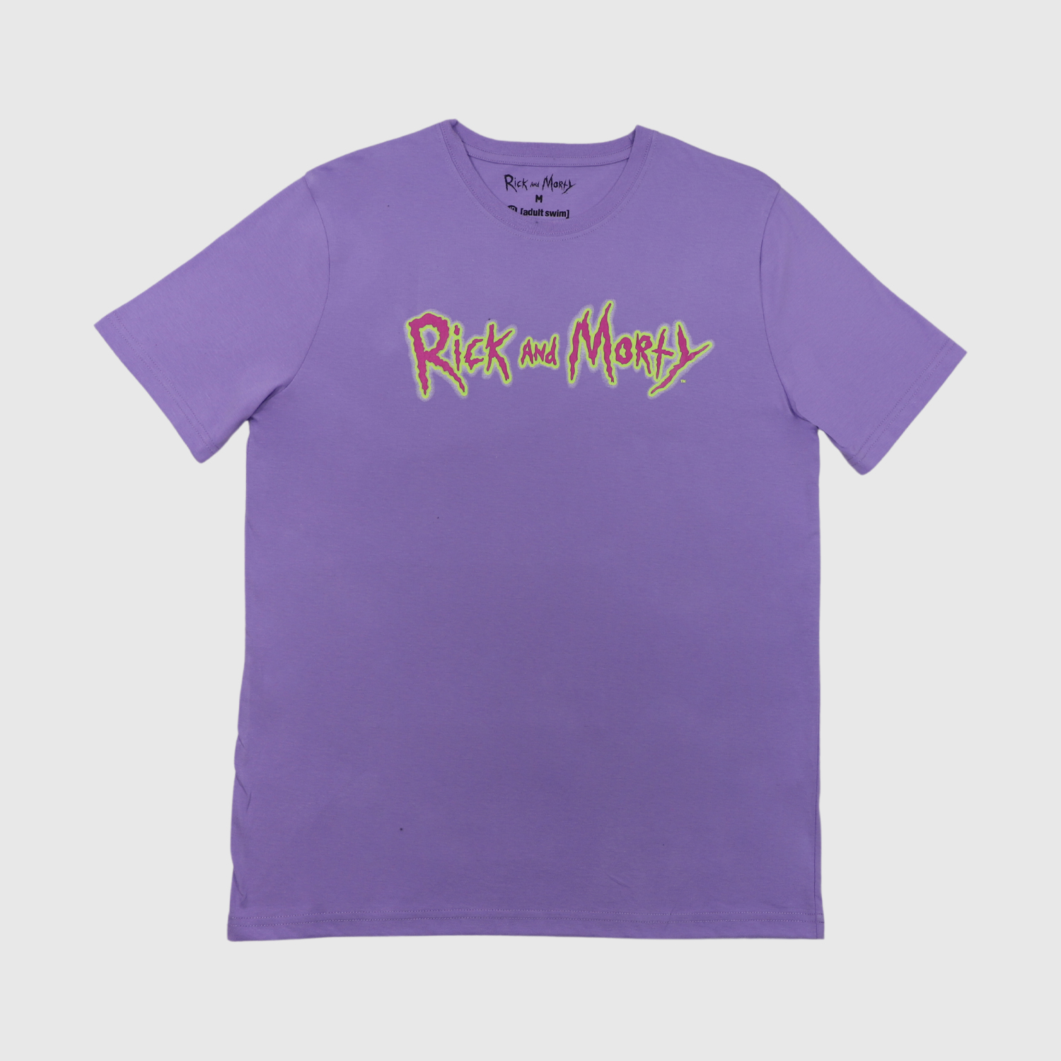 POLERA HOMBRE SOFT MORADO RICK AND MORTY - 1