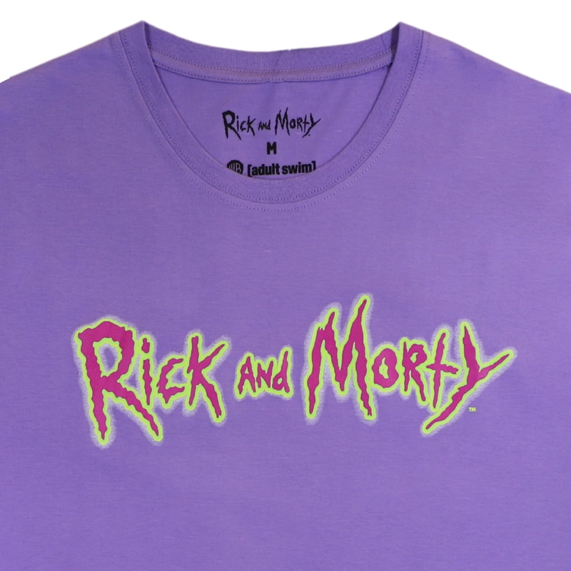 POLERA HOMBRE SOFT MORADO RICK AND MORTY - 2