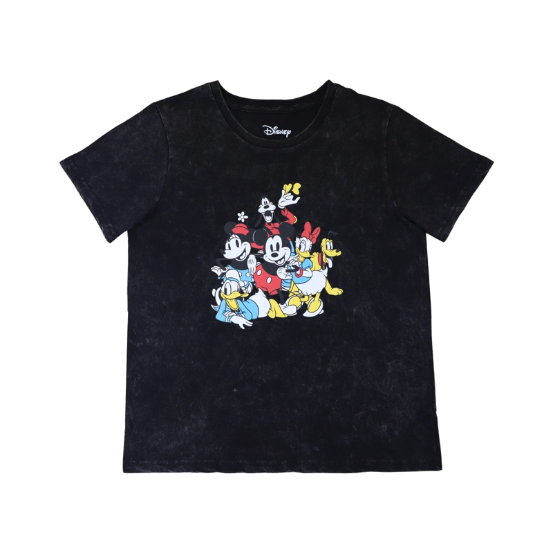 POLERA MUJER MICKEY FRIENDS NEGRO DISNEY - 1