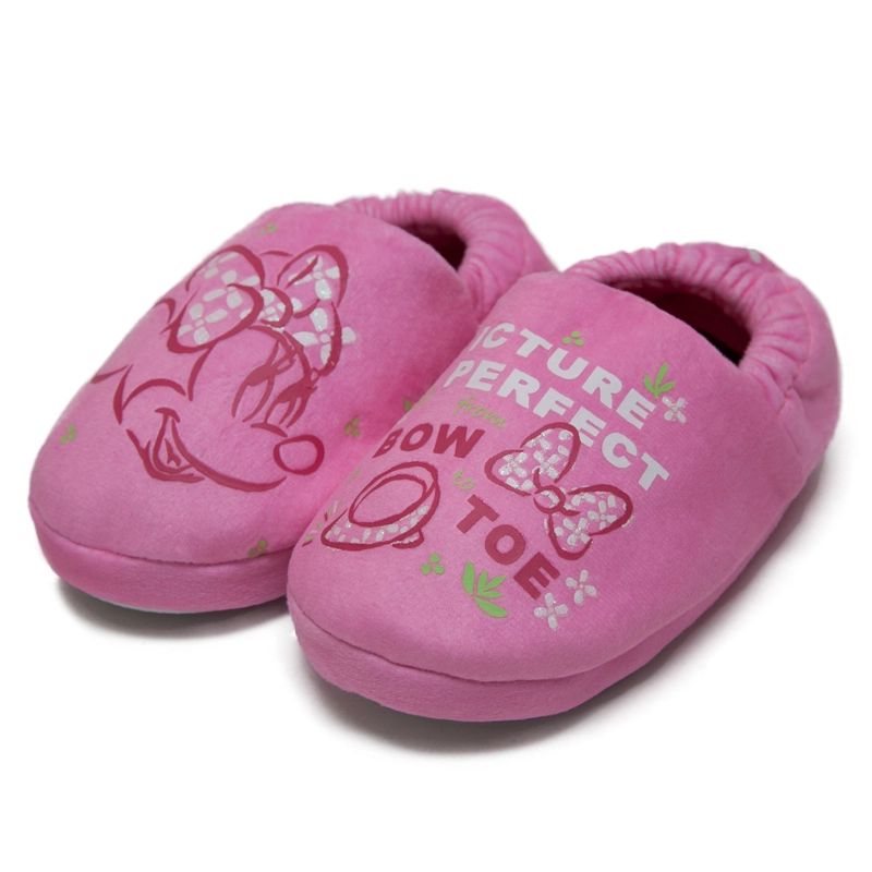 PANTUFLA NIÑA DISNEY ROSADO MINNIE PICTURE PERFECT - 1