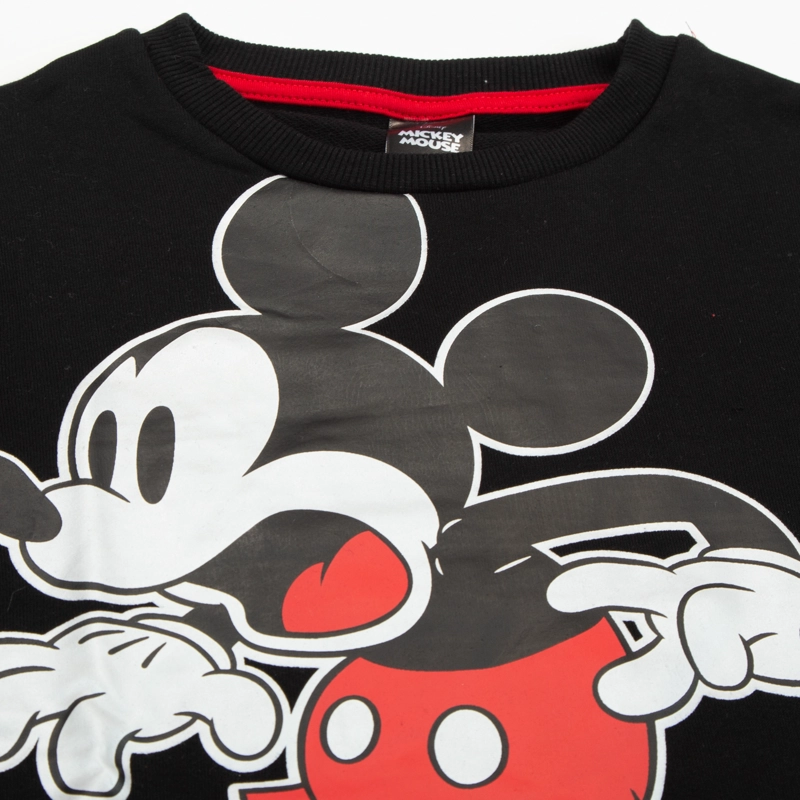 POLERON NIÑO MICKEY AFRAID NEGRO DISNEY - 3