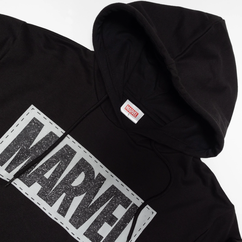 POLERON HOMBRE MARVEL LOGO NEGRO - 2
