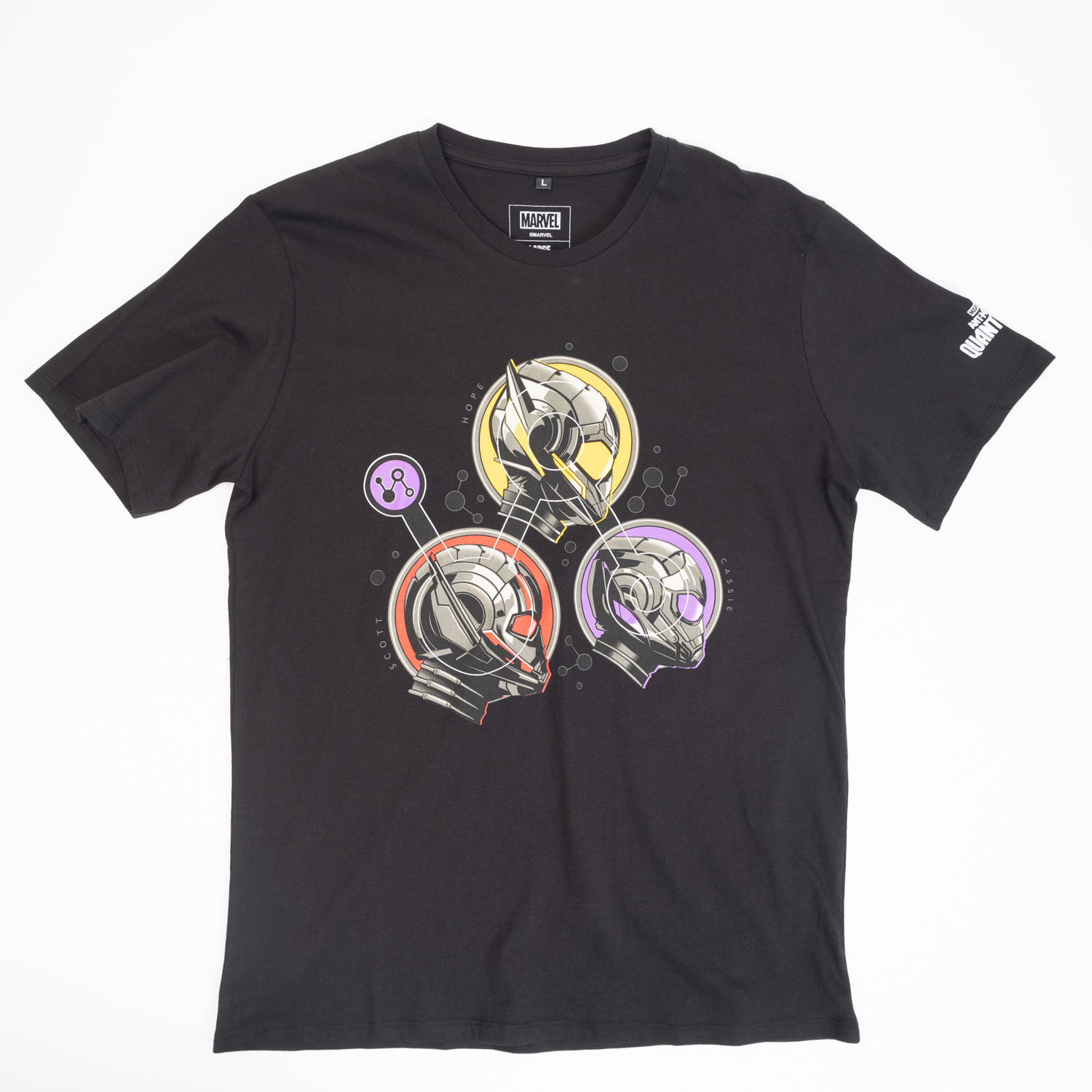 POLERA HOMBRE MARVEL ANT MAN NEGRO - 1