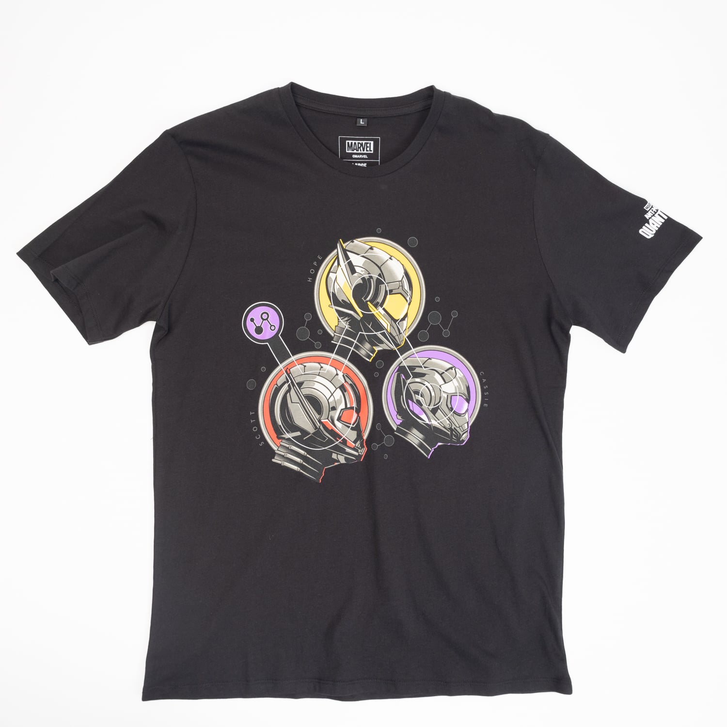 POLERA HOMBRE MARVEL ANT MAN NEGRO - 1