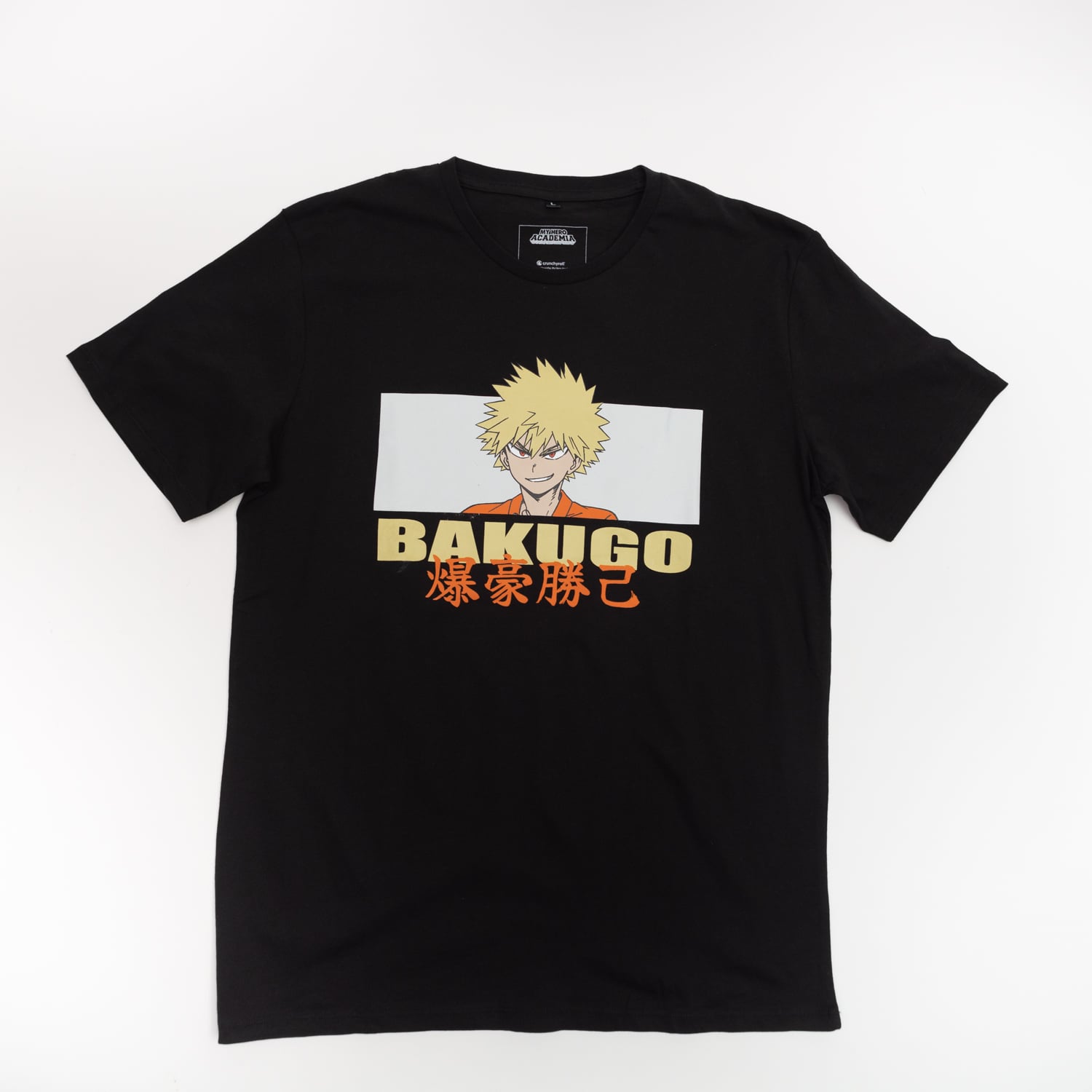POLERA HOMBRE  MY HERO ACADEMIA  BAKUGO NEGRO - 1