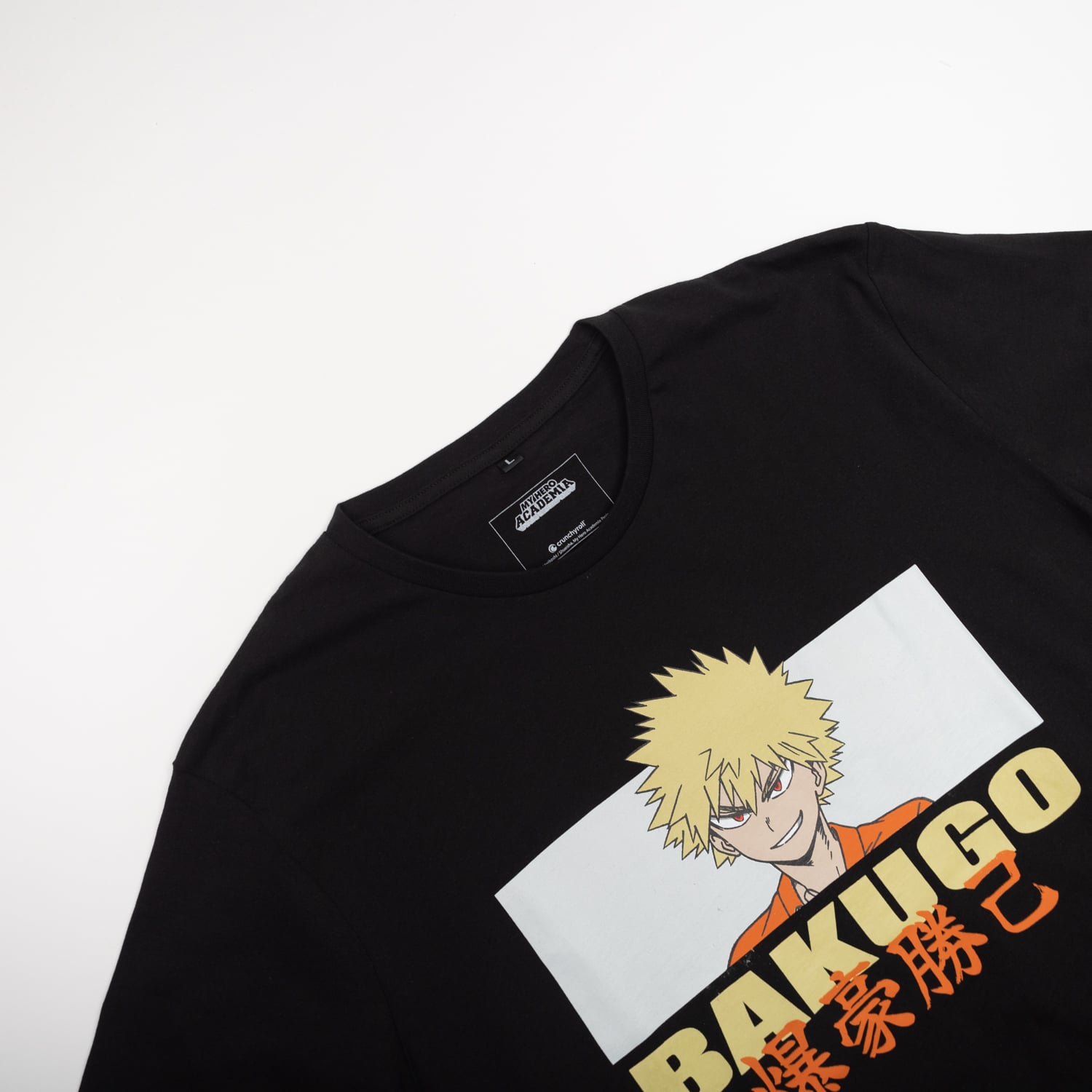POLERA HOMBRE  MY HERO ACADEMIA  BAKUGO NEGRO - 2