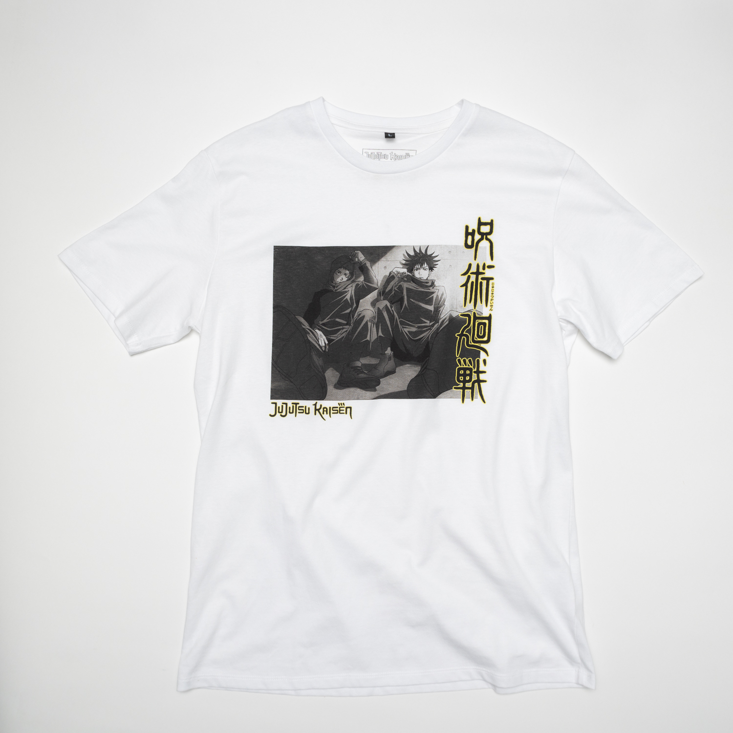 POLERA HOMBRE YOU JUJUTSU KAISEN LOGO BLANCO - 1