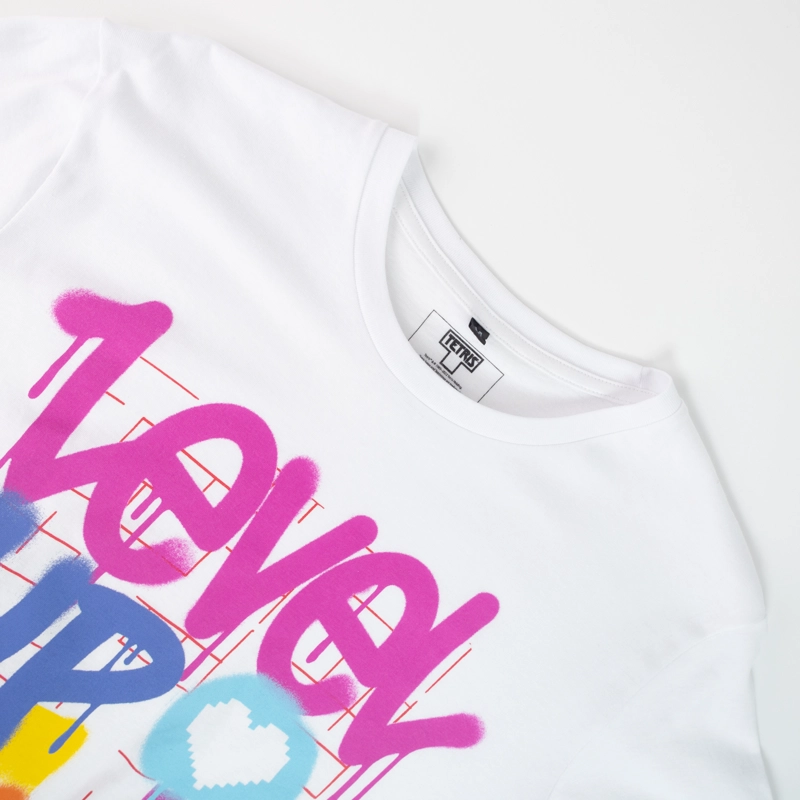POLERA HOMBRE TETRIS  LEVEL BLANCO - 4