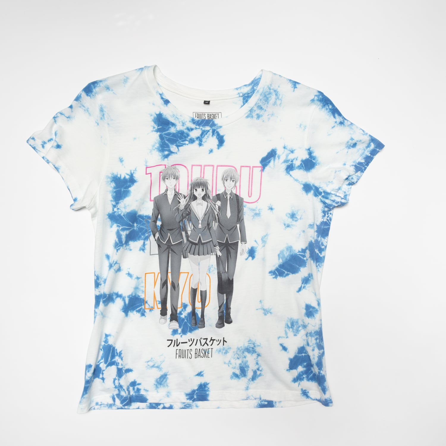 POLERA MUJER FRUITS BASKET FRIENDS TIE DYE - 1