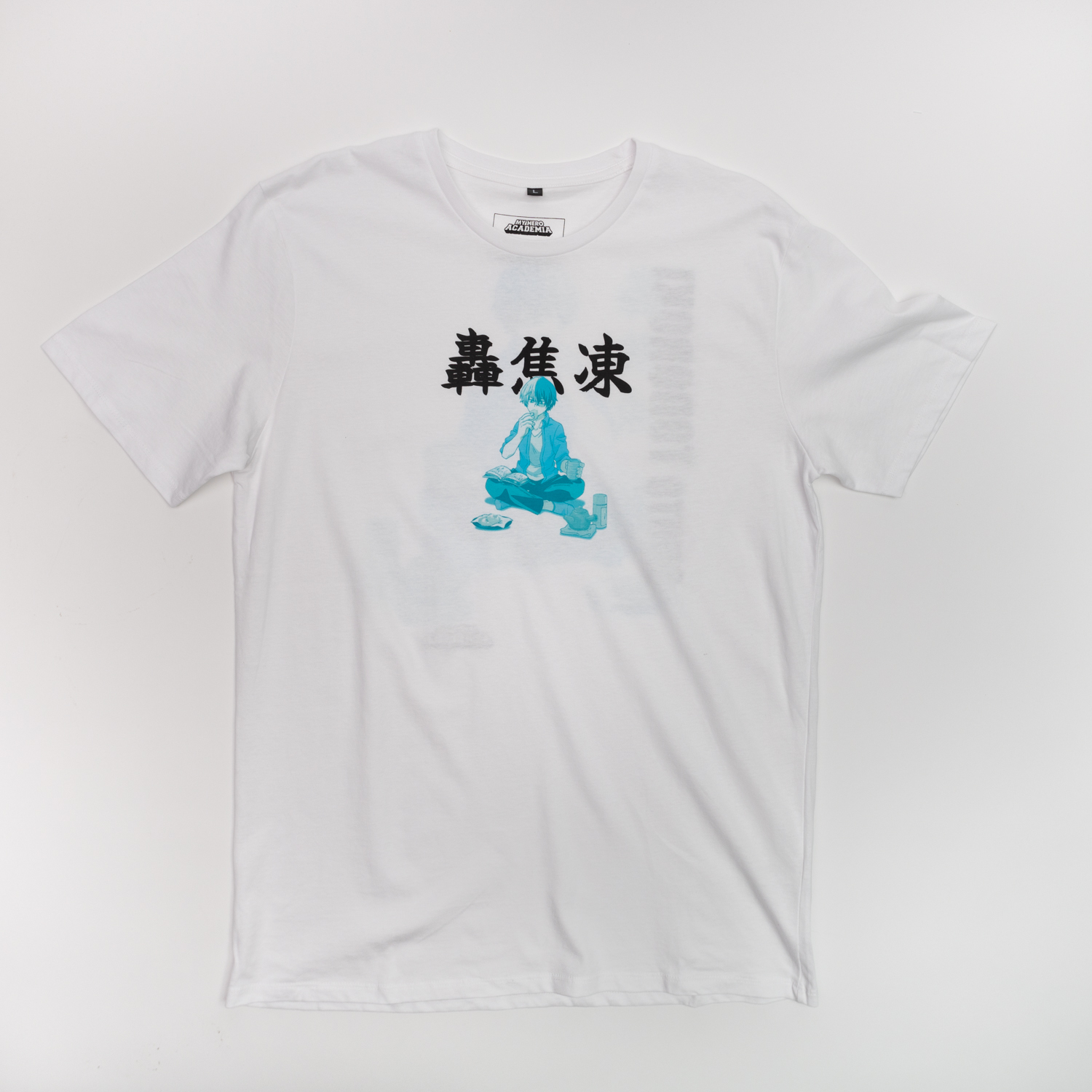 POLERA HOMBRE MY HERO ACADEMIA SHOTO BLANCO - 1