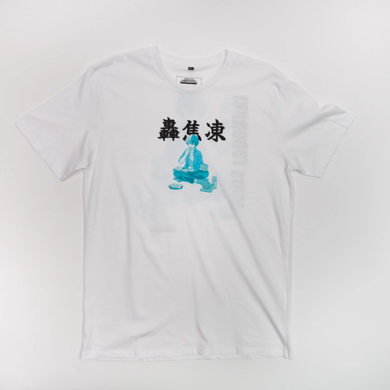 POLERA HOMBRE  MY HERO ACADEMIA  SHOTO BLANCO - 1
