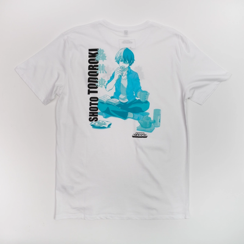 POLERA HOMBRE  MY HERO ACADEMIA  SHOTO BLANCO - 2