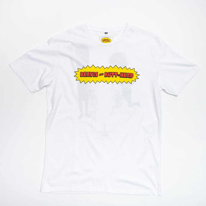 POLERA HOMBRE BEAVIS AND BUTT-HEAD ROCK BLANCO MTV - 1