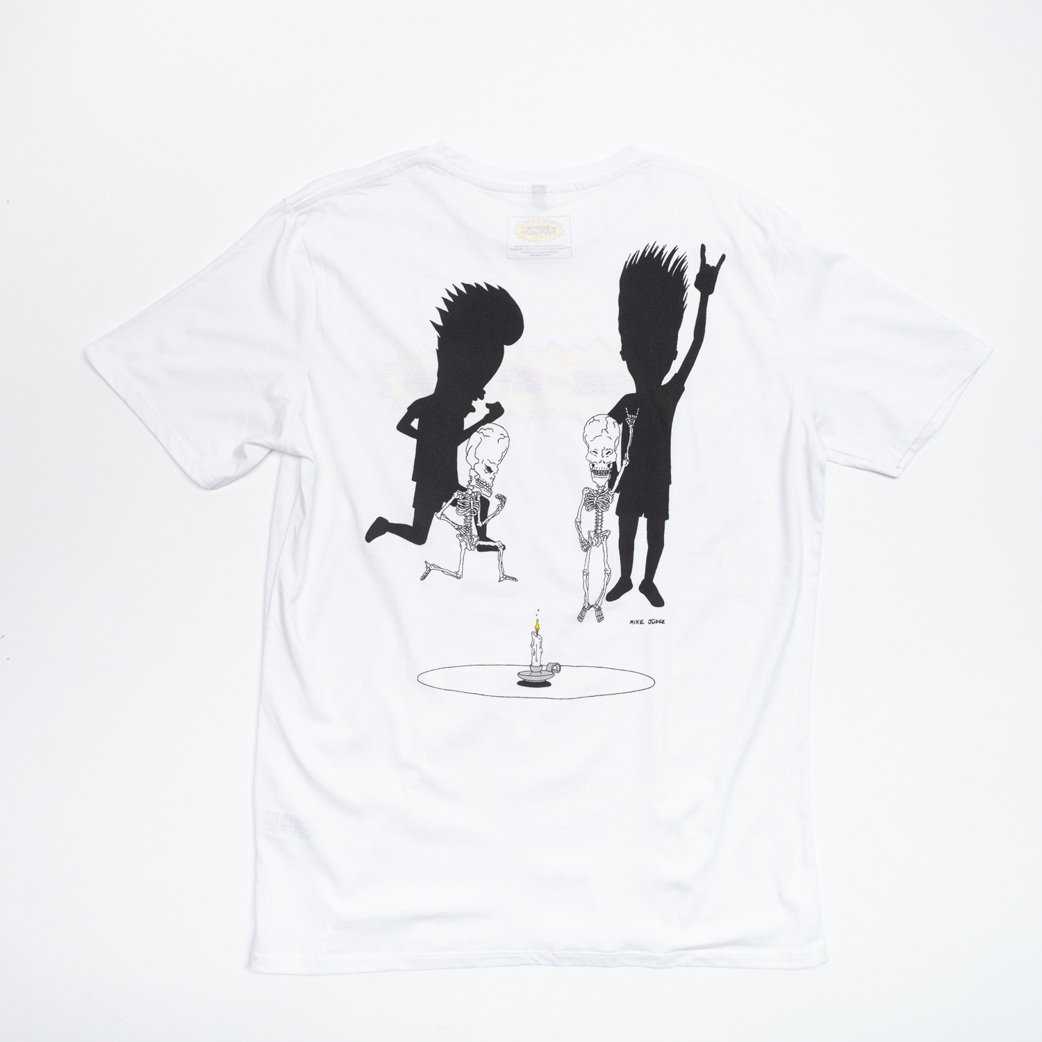 POLERA HOMBRE BEAVIS AND BUTT-HEAD ROCK BLANCO MTV - 5