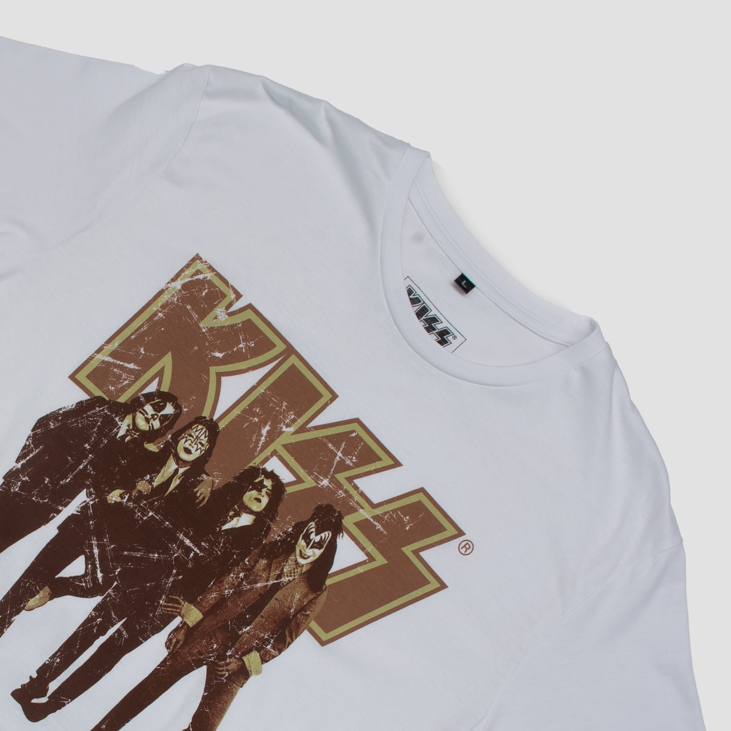 POLERA HOMBRE DRESSED TO KILL KISS BLANCO - 2