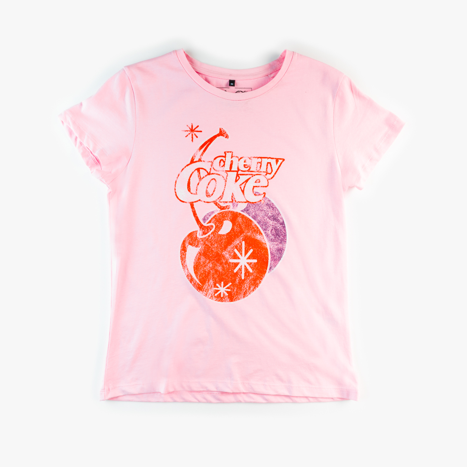 POLERA MUJER COCA COLA CHERRY ROSADO - 1
