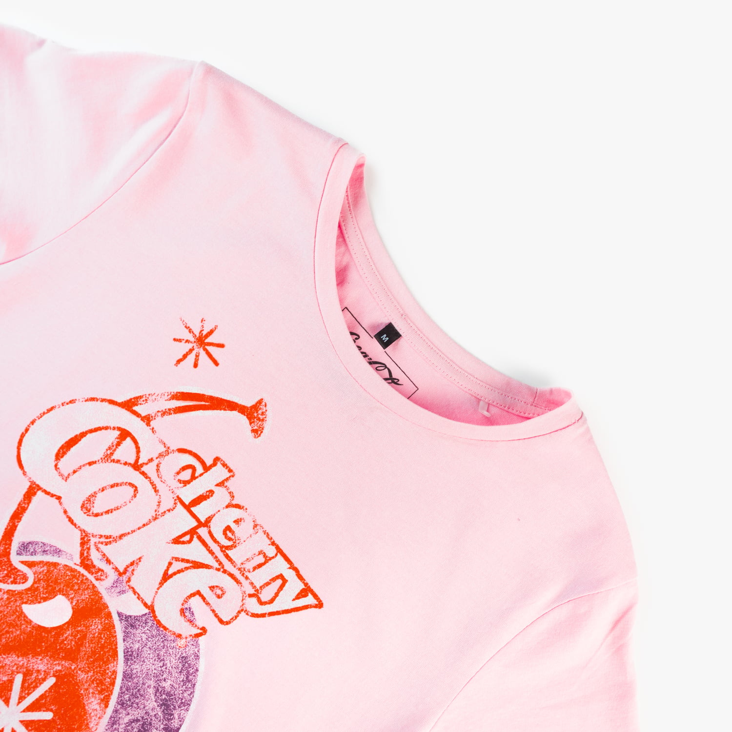 POLERA MUJER COCA COLA CHERRY ROSADO - 2