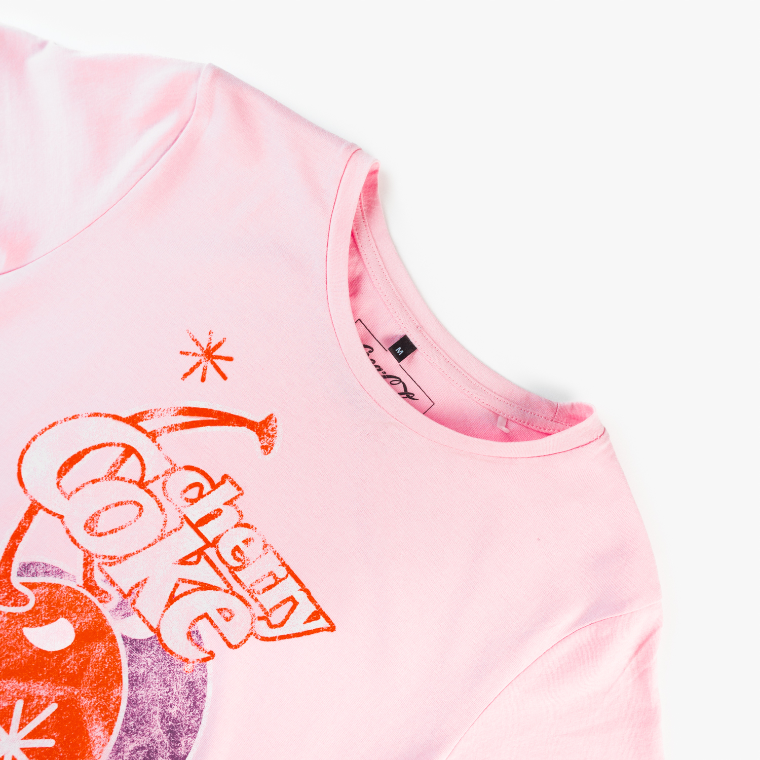 POLERA MUJER COCA COLA CHERRY ROSADO - 4