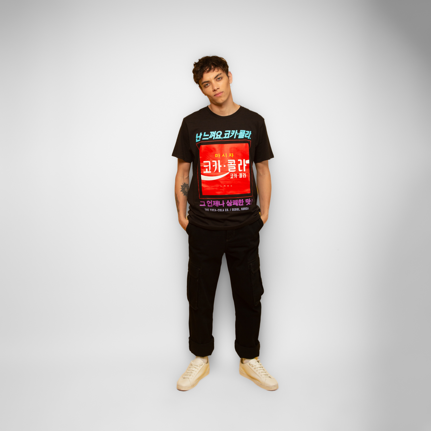 POLERA HOMBRE COCA COLA  NEGRO - 3