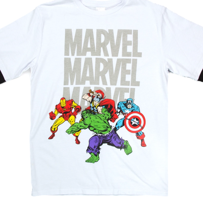 POLERA MANGA LARGA NIÑO MARVEL DOBLE  BLANCO MARVEL - 3