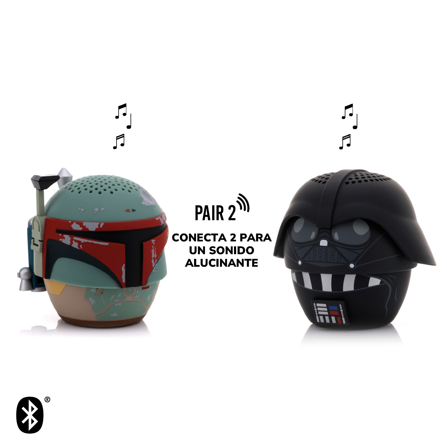 PARLANTE BLUETOOTH PORTATIL BOBA ROTJ STAR WARS BITTY BOOMERS - 3
