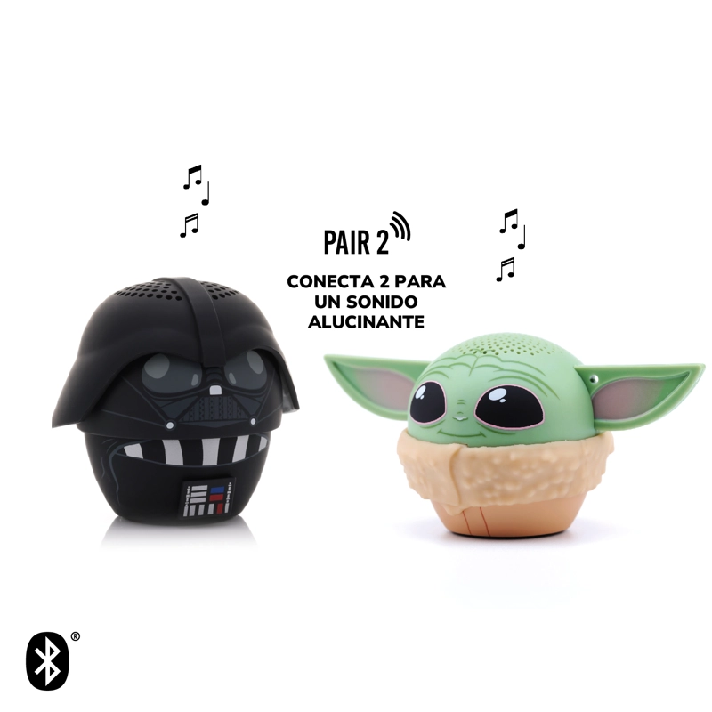 PARLANTE BLUETOOTH PORTATIL DARTH VADER CASCO REMOVIBLE STAR BITTY BOOMERS - 6