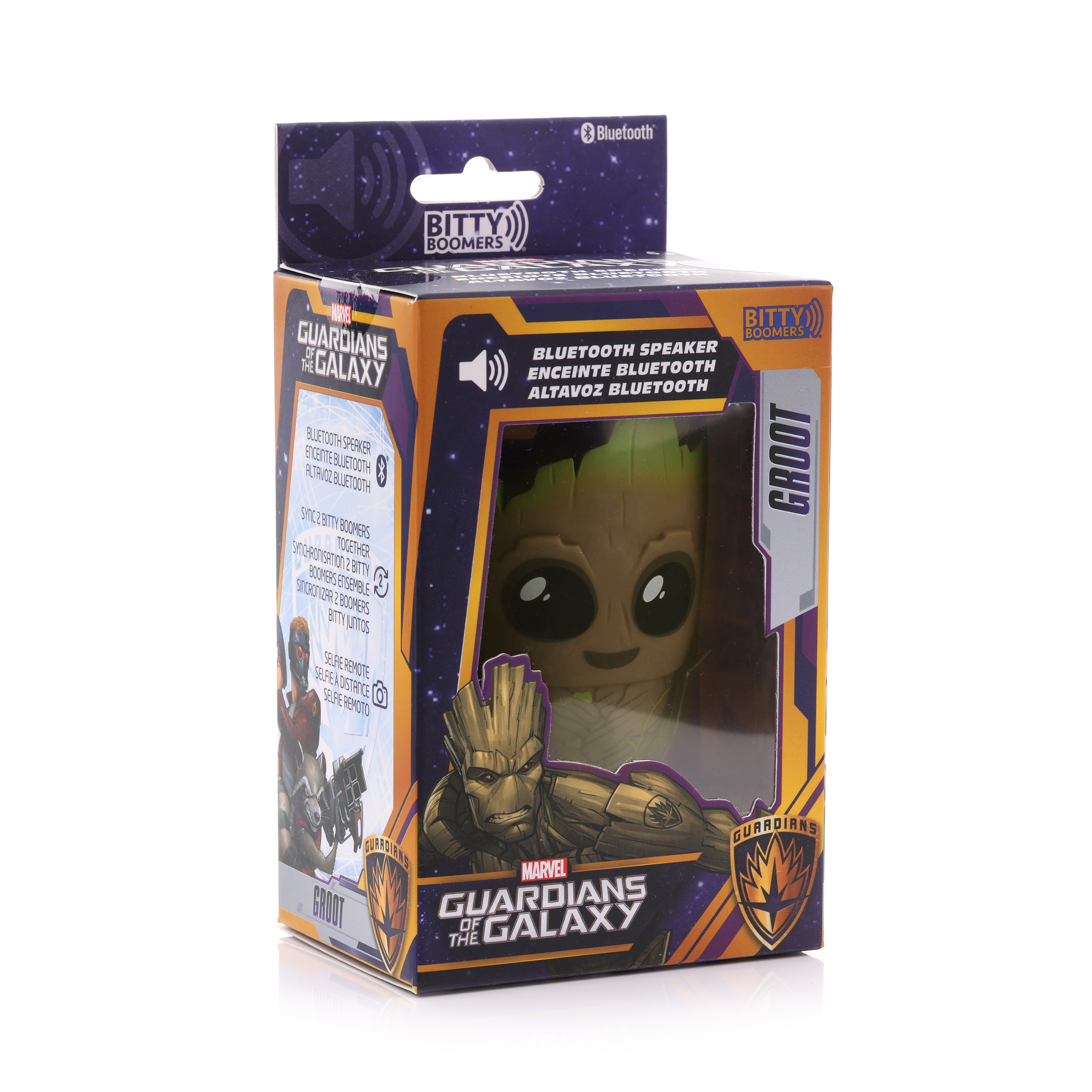 PARLANTE BLUETOOTH PORTATIL GROOT MARVEL BITTY BOOMERS - 8