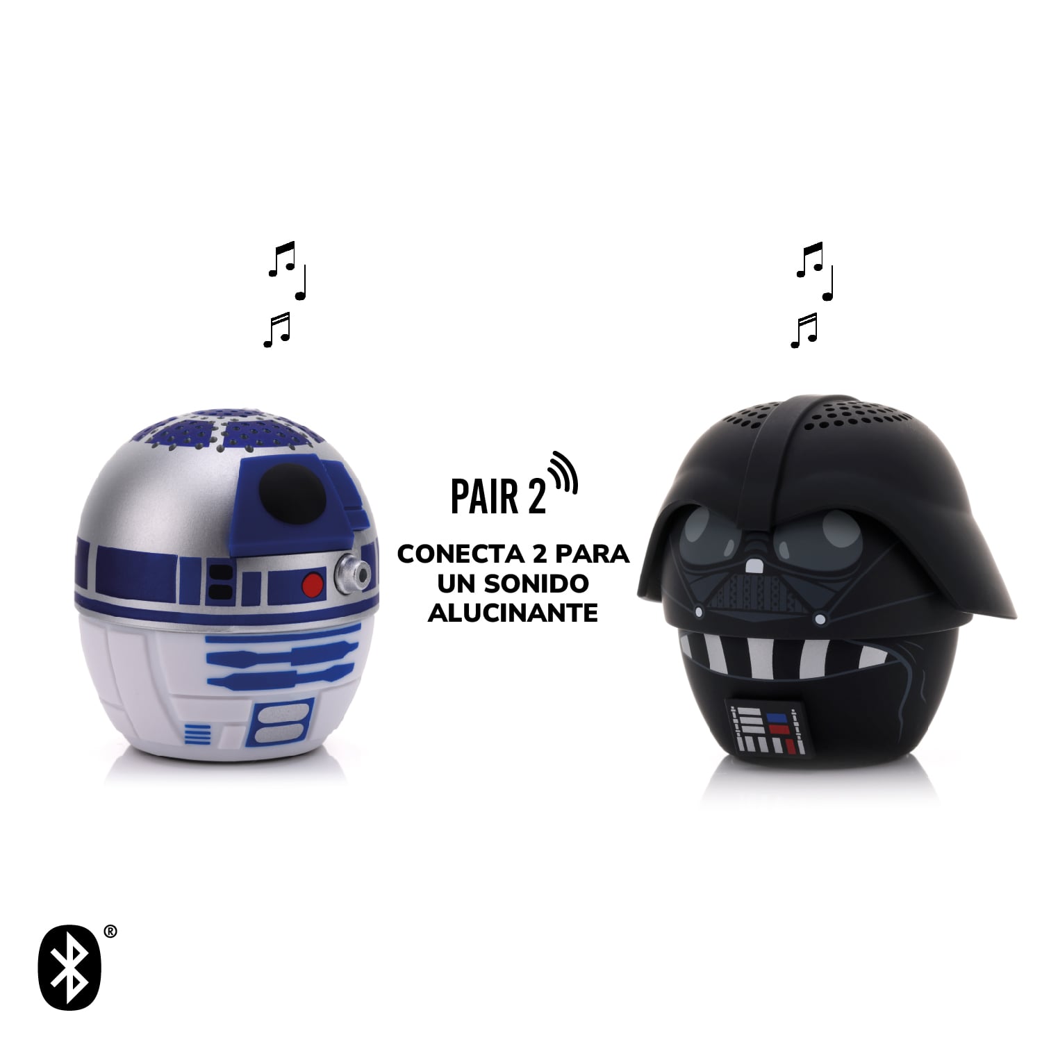 PARLANTE BLUETOOTH PORTATIL R2-D2 STAR WARS BITTY BOOMERS - 3