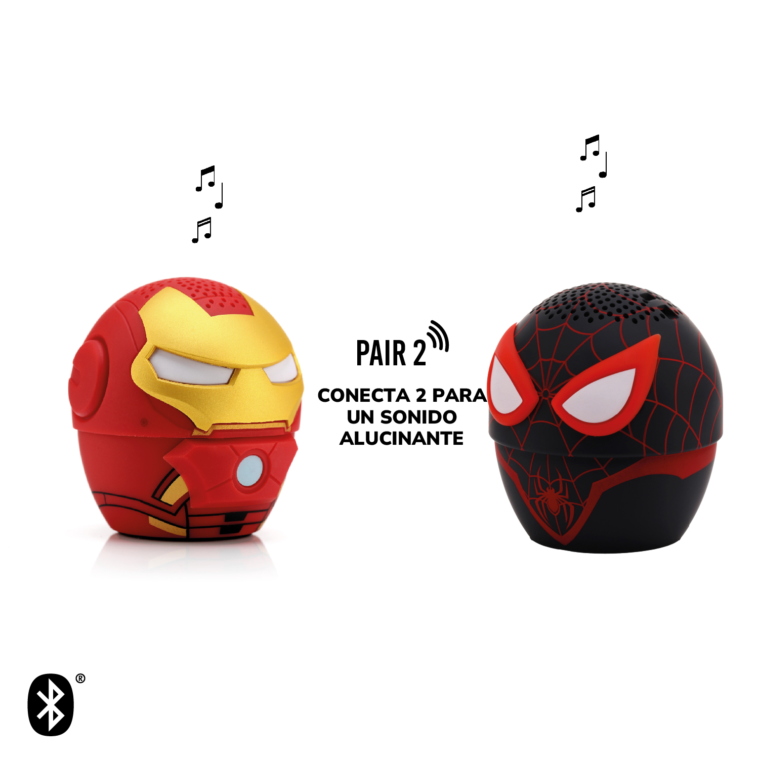 PARLANTE BLUETOOTH BITTY BOOMERS PORTATIL IRONMAN MARVEL - 4