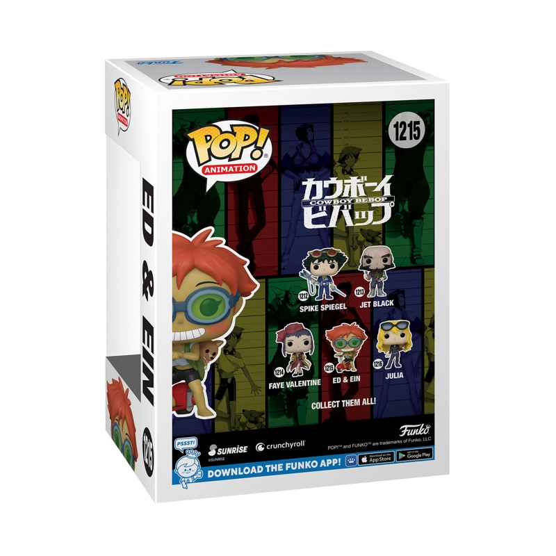 FUNKO POP MULTICOLOR EDWARD ON SCOOTER COWBOY BEBOP - 1215 - 2