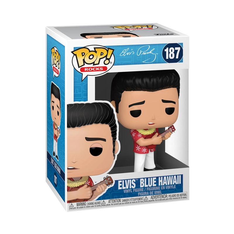 FUNKO POP MULTICOLOR ELVIS BLUE HAWAII - 187 - 2