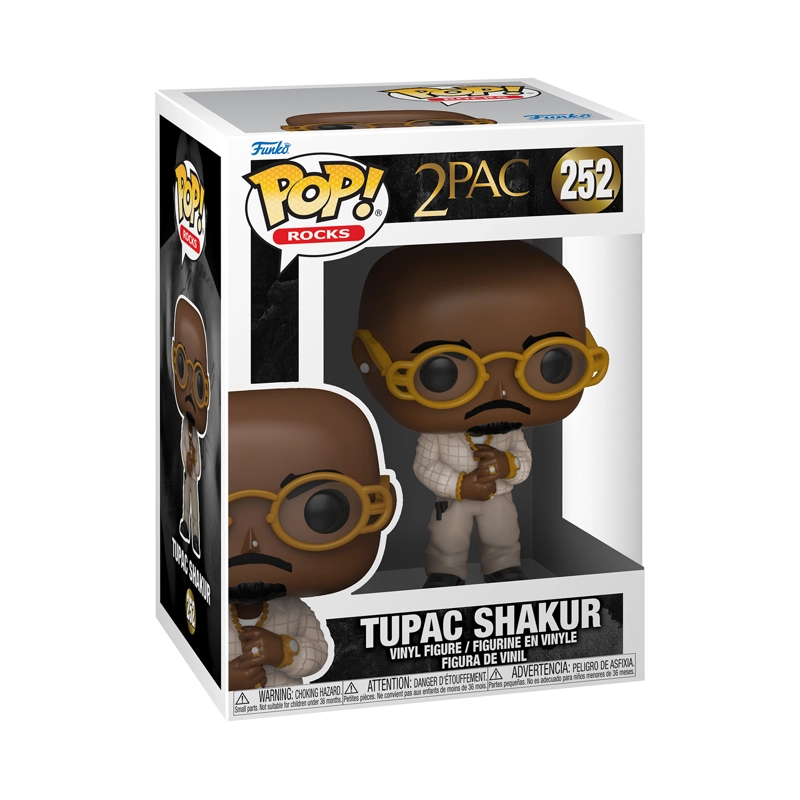 FUNKO POP MULTICOLOR TUPAC - 252 - 2