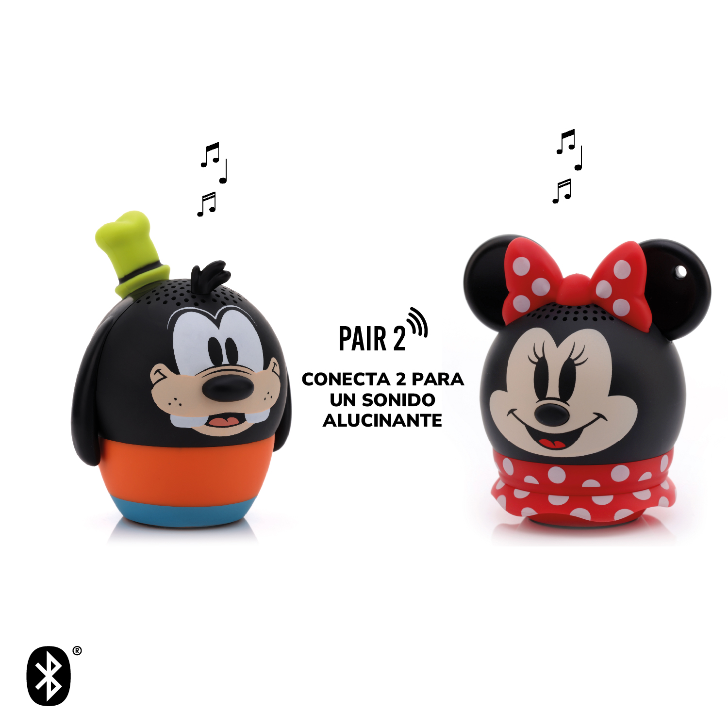 PARLANTE BLUETOOTH PORTATIL GOOFY DISNEY BITTY BOOMERS - 4