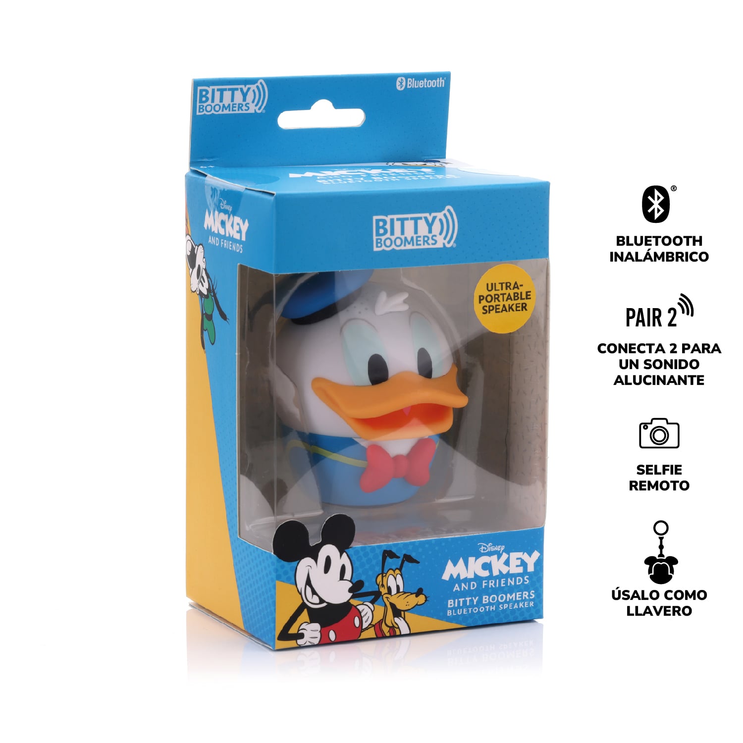 PARLANTE BLUETOOTH PORTATIL DONALD DISNEY BITTY BOOMERS - 4