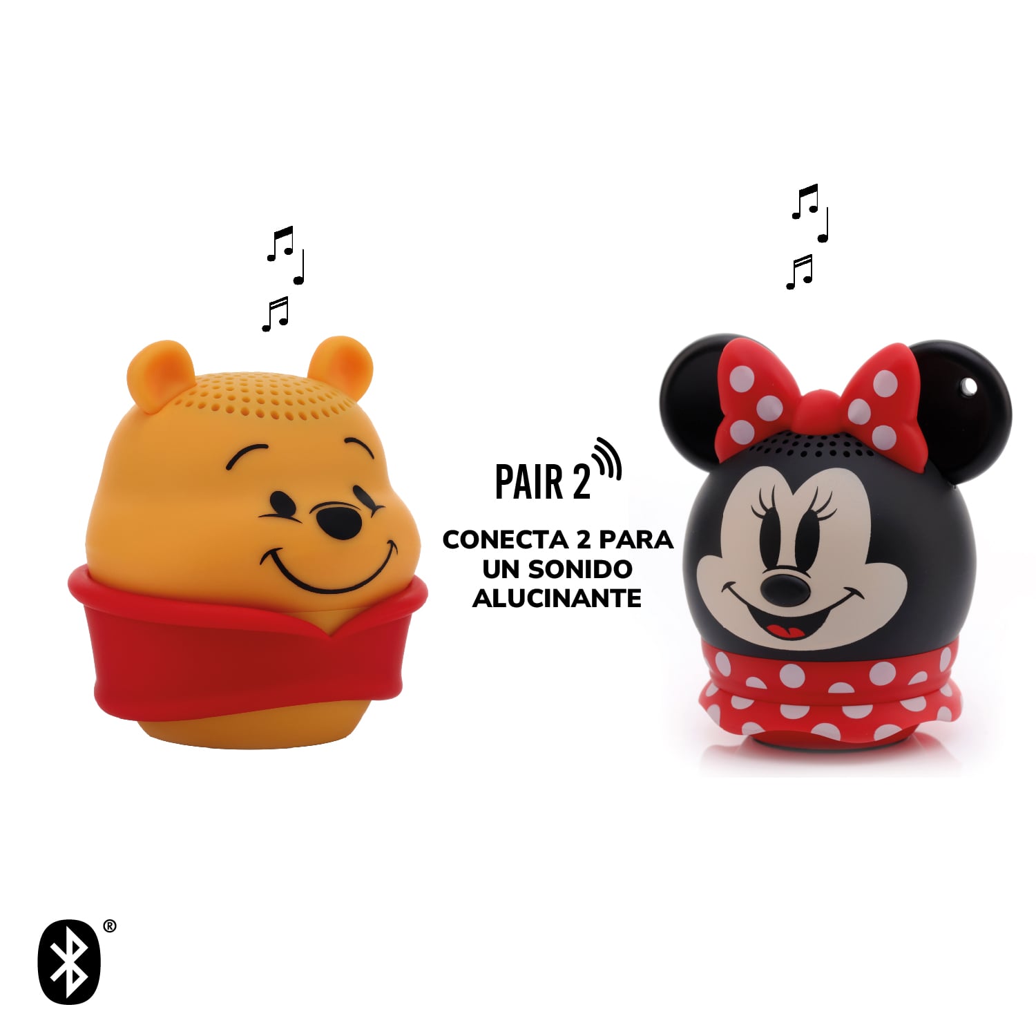 PARLANTE BLUETOOTH PORTATIL WINNIE THE POOH DISNEY BITTY BOOMERS - 4