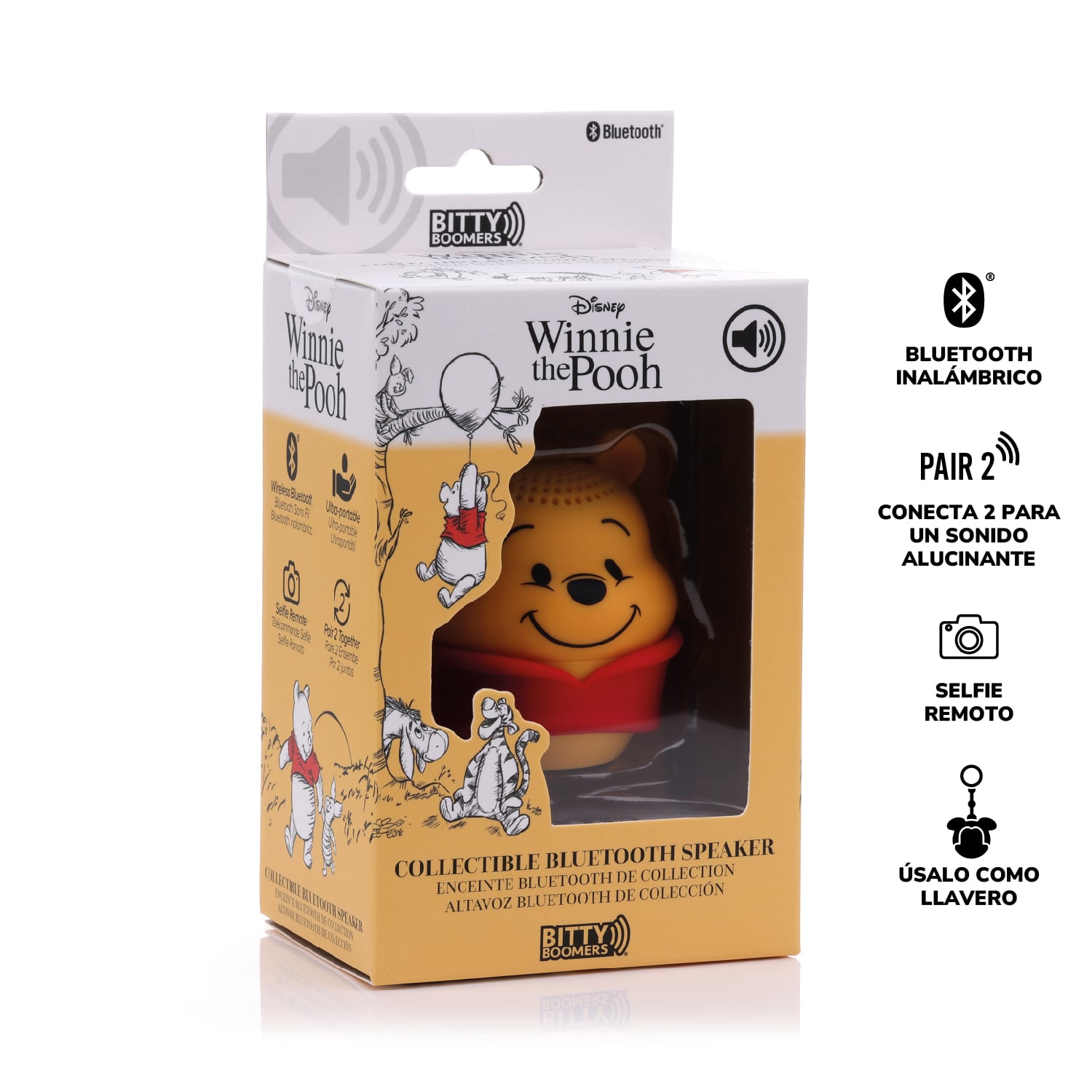 PARLANTE BLUETOOTH PORTATIL WINNIE THE POOH DISNEY BITTY BOOMERS - 5