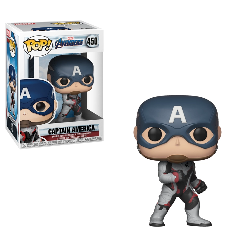FUNKO POP MULTICOLOR CAPITAN AMERICA MARVEL AVENGERS ENDGAME - 573 - 1