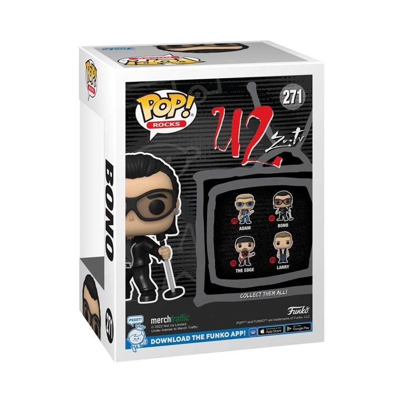 FUNKO POP MULTICOLOR BONO U2 - 271 - 3