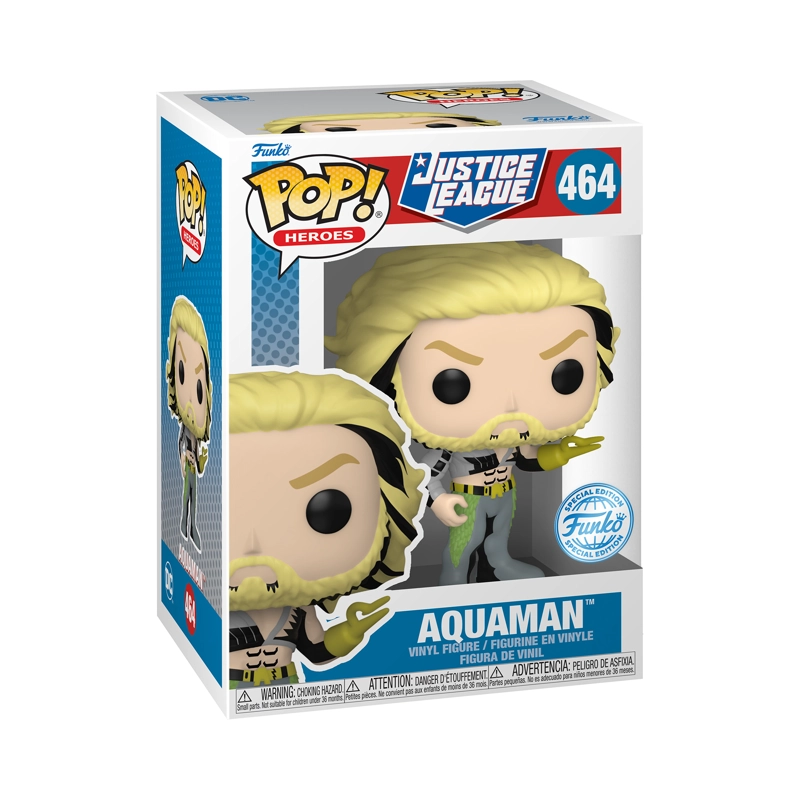 FUNKO POP MULTICOLOR AQUAMAN LIGA DE LA JUSTICIA - 464 - 2