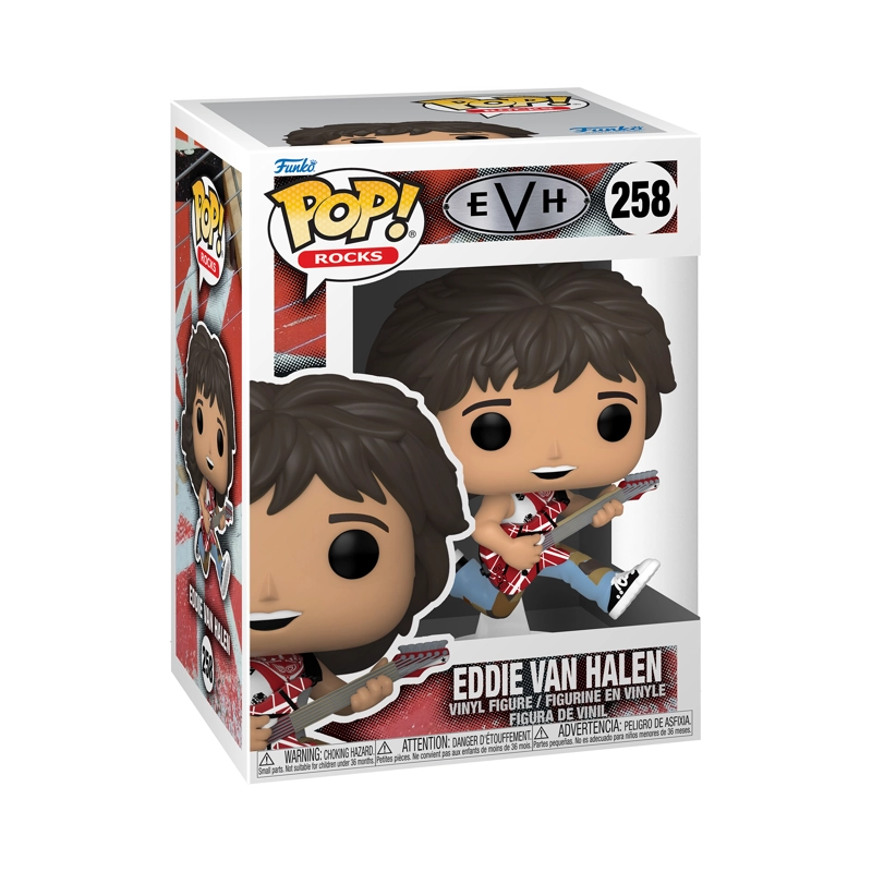FUNKO POP MULTICOLOR EDDIE VAN HALEN WITH GUITAR - 258 - 2